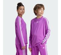 adidas Sportswear Kids Unisex Train Essentials Logo Regular Fit Longs Sleeve Tee - Purple Recycled Material - Size 11-12Y