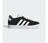 adidas Sportswear Kids Unisex VL Court 3.0 Shoes - Black/White Leather - Size UK 12.5 Kids