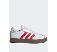 adidas Sportswear Kids Unisex VL Court 3.0 Shoes Kids - White, Ft White/Better Scarlet/Grey O, Size 1 Older Ft White/Better Scarlet/Grey O