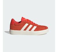 adidas Sportswear Kids Unisex VL Court 3.0 Shoes - White/Red Leather - Size UK 12 Kids