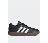 adidas Sportswear Kids Unisex VL Court 3.0 Trainers, Black/White, Size 2 Older Black/White