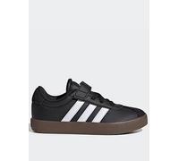 adidas Sportswear Kids Unisex Vl Court 30 Velcro Trainers - Black/White, Core Black/Ft White/Core Black, Size 1 Older Core Black/Ft White/Core Black