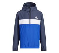 adidas Sportswear Kids Unisex Woven Anorak - Navy recycled_material - Size 11-12Y