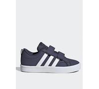 adidas Sportswear Kid's Vs Pace 2.0 Velcro Trainers - Navy/white, Shadow Navy/Ftwr White, Size 2 Older Hadow Navy/Ftwr White