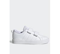 adidas Sportswear Kid's Vs Pace 20 Velcro Trainers, White/Core Black, Size 13.5 Younger White/Core Black