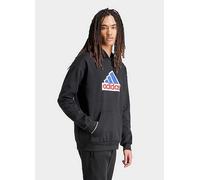 adidas Sportswear Logo Print Hoodie Black