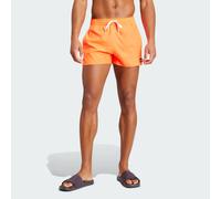 adidas Sportswear Mens 3-Stripes CLX Very-Short-Length Swim Shorts - Coral Recycled Material - Size 2XL