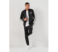 adidas Sportswear Men's 3 Stripes Tracksuit, Black, Size M, Men Black