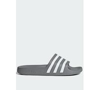 adidas Sportswear Mens Adilette Aqua Sliders - Grey/White, Grey Three/Ftwr White/Grey Thr, Size 12, Men Grey Three/Ftwr White/Grey Thr