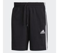 adidas Sportswear Mens AEROREADY Essentials 3-Stripes Shorts - Black Cotton - Size Large