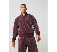 adidas Sportswear Men's All Szn Luxe Half-Zip, Shadow Brown, Size L, Men Hadow Brown