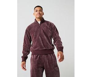 adidas Sportswear Men's All Szn Luxe Half-Zip, Shadow Brown, Size M, Men Hadow Brown