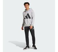 adidas Sportswear Mens BIG LOGO HOODED TRACKSUITS - Light Grey - Size Medium