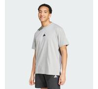 adidas Sportswear Mens Brand Love Tee - Light Grey Cotton - Size X-Small