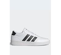 adidas Men's BREAKNET 3.0 Shoes, Cloud White/Core Black/Cloud White, 10 UK
