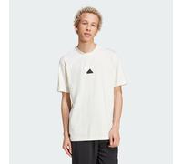 adidas Sportswear Mens City Escape Graphic Tee - Off-White Cotton - Size X-Large