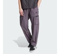 adidas Sportswear Mens City Escape Lightweight Cargo Pants - Purple Recycled Material - Size Medium