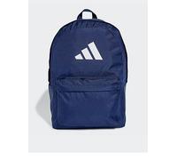 adidas Unisex CLASSIC 3BARS BACKPACK, Dark Blue/White, One Size