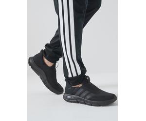 adidas Sportswear Mens Cloudfoam Flex Lounge Rapidfit Slip-on Trainers, Black, Size 6, Men Black
