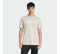 ADIDAS Sportswear Mens Codes Collegiate Linear Graphic Tee - Beige - Size Large