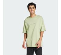 adidas Sportswear Mens Codes Doodle Camp Graphic Tee - Green Cotton - Size Small