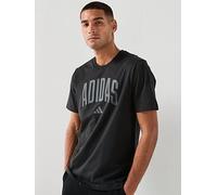 adidas Men's Collegiate Lineage Graphic T-Shirt, Black, M