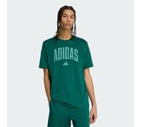 ADIDAS Sportswear Mens Collegiate Lineage Graphic Tee - Emerald - Size Medium