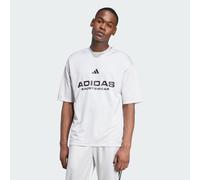 ADIDAS Sportswear Mens Common Goal Tee - Grey - Size Large