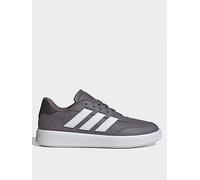 adidas Men's Courtblock Shoes, Trace Grey/FTWR White/Shadow Olive, 6 UK