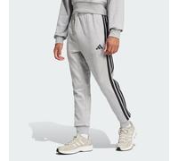 ADIDAS Sportswear Mens Essential 3-Stripes French Terry Pants - Light Grey - Size X-Large