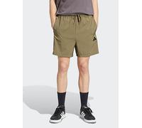 adidas Sportswear Men's Essentials 3-Stripe Chelsea Shorts - Green, Olive Strata/Black, Size 2Xl, Men Olive Strata/Black