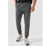 adidas Sportswear Mens Essentials 3-Stripe Fleece Joggers, Dark Grey Heather/Black, Size 2Xl, Men Dark Grey Heather/Black
