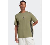 Adidas Essentials 3 Stripes Single Jersey Short Sleeve T-shirt Green S / Regular Men