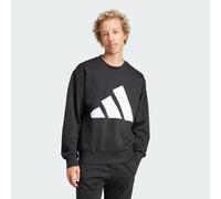 ADIDAS Sportswear Mens Essentials Big Logo Fleece Sweatshirt - Black/White - Size 2XL