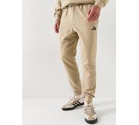 adidas Men's Essentials Feelcozy Fleece Pant, Wonder Cargo/Black, M