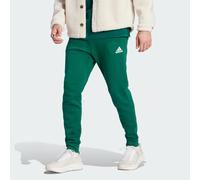 adidas Sportswear Mens Essentials Fleece Regular Tapered Pants - Forest Green Cotton - Size Medium