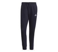 ADIDAS Sportswear Mens Essentials French Terry Tapered Cuff 3-Stripes Pants - Blue - Size 2XL
