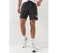 adidas Sportswear Men's Essentials Linear Chelsea Shorts, Black/White, Size S, Men Black/White