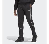 adidas Sportswear Mens Essentials Reflect-in-the-Dark Fleece Pants - Black Cotton - Size X-Small