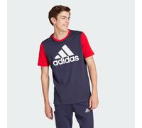 adidas Sportswear Mens Essentials Single Jersey Big Logo Tee - Black Cotton - Size Small