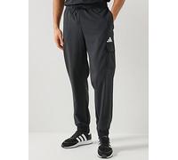 adidas Sportswear Men's Essentials Small Logo Cargo Pants, Black, Size Xl, Men Black