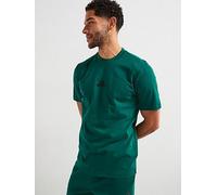 adidas Sportswear Men's Essentials Small Logo Single Jersey Tee, Cgreen/Black, Size S, Men Cgreen/Black