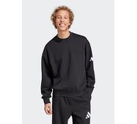adidas Sportswear Men's Essentials Three Bar Sweatshirt, Black, Size 2Xl, Men Black