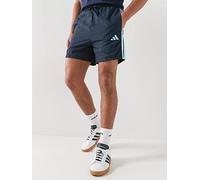 adidas Sportswear Men's Essentials Three Stripes Chelsea Woven Short, Ntnavy/Iceblu/Iceblu/, Size Xl, Men Ntnavy/Iceblu/Iceblu/