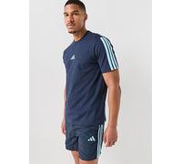 adidas Men's Essentials Three Stripes Single Jersey TEE, Night Navy/Icey Blue/Icey Blue/Icey Blue, XL