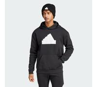 adidas Sportswear Mens Future Icons Badge of Sport Hoodie - Black Cotton - Size Medium