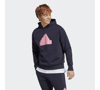 adidas Sportswear Mens Future Icons Badge of Sport Hoodie - Navy Cotton - Size Small