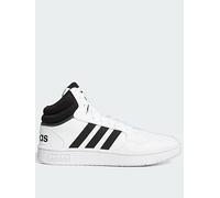 adidas Sportswear Mens Hoops 3.0 Mid Trainers - Black, Core Black/Core Black/Ft White, Size 10, Men Core Black/Core Black/Ft White