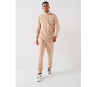 adidas Tracksuits Basic 3-Stripes Tricot Track Suit in Beige EU L