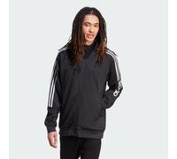adidas Sportswear Mens Tiro Wordmark Track Jacket - Black/White Recycled Material - Size Small